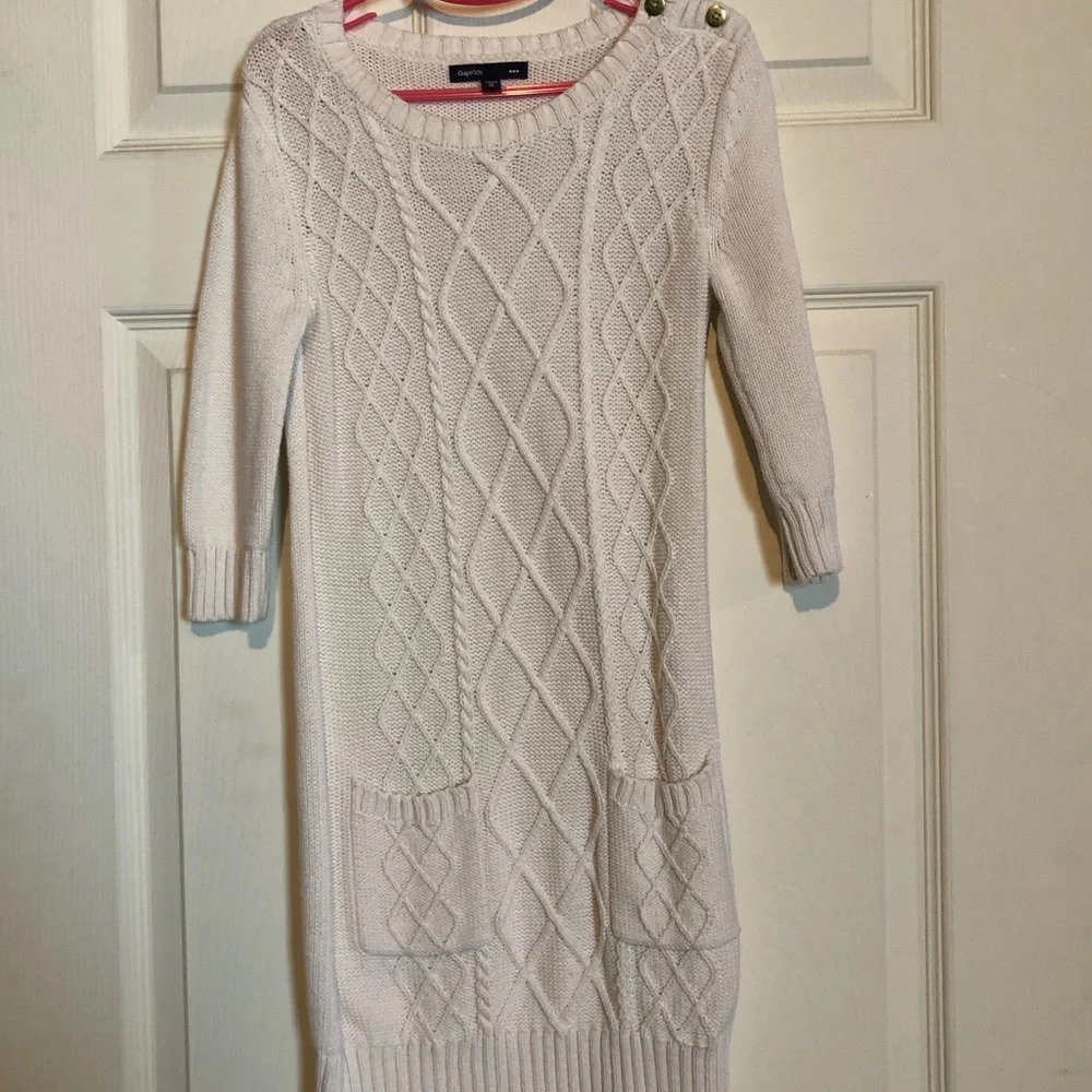 Gap Kids Long Sweater White/Cream Size 8